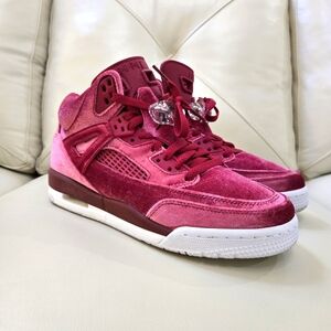 Jordan Spizike Velvet Noble Red GS Size 6.5Y / Women's Size 8